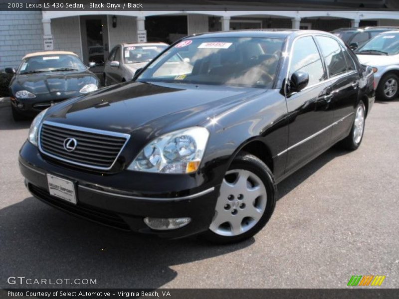 Black Onyx / Black 2003 Lexus LS 430 Sedan