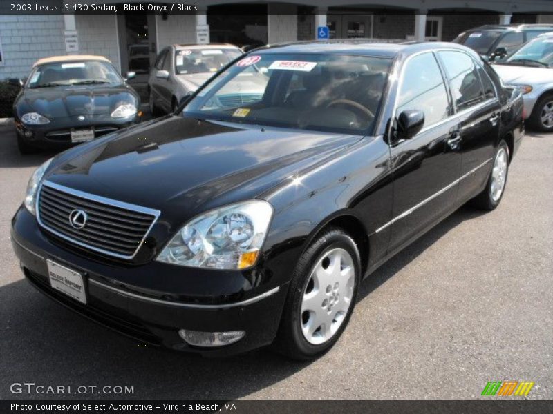 Black Onyx / Black 2003 Lexus LS 430 Sedan