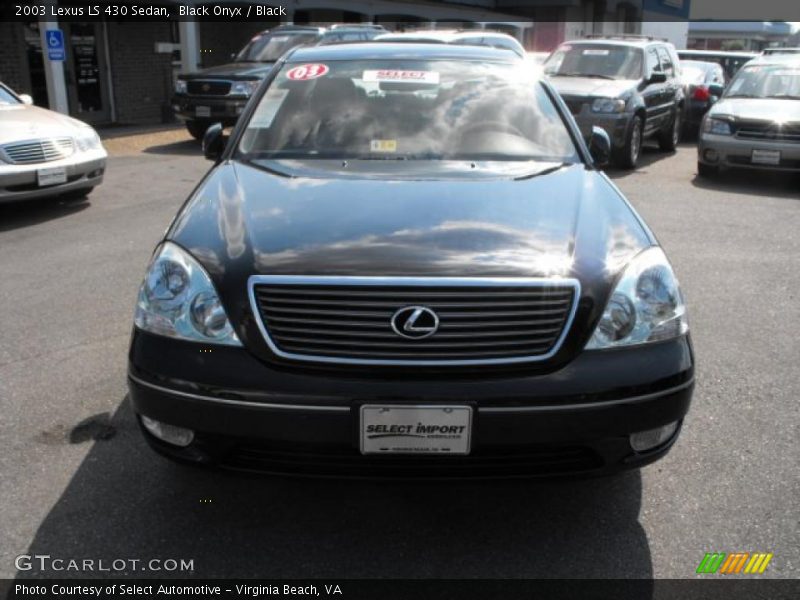 Black Onyx / Black 2003 Lexus LS 430 Sedan