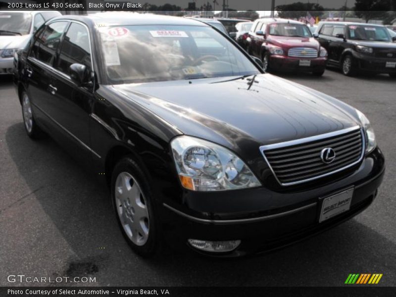 Black Onyx / Black 2003 Lexus LS 430 Sedan