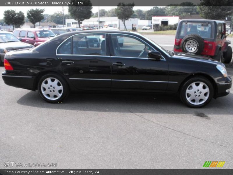 Black Onyx / Black 2003 Lexus LS 430 Sedan