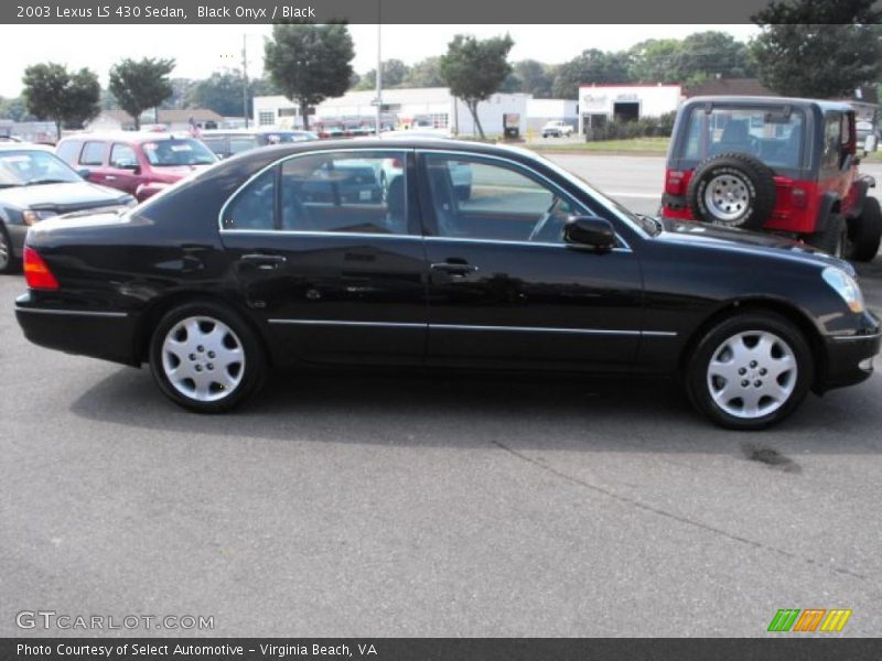 Black Onyx / Black 2003 Lexus LS 430 Sedan