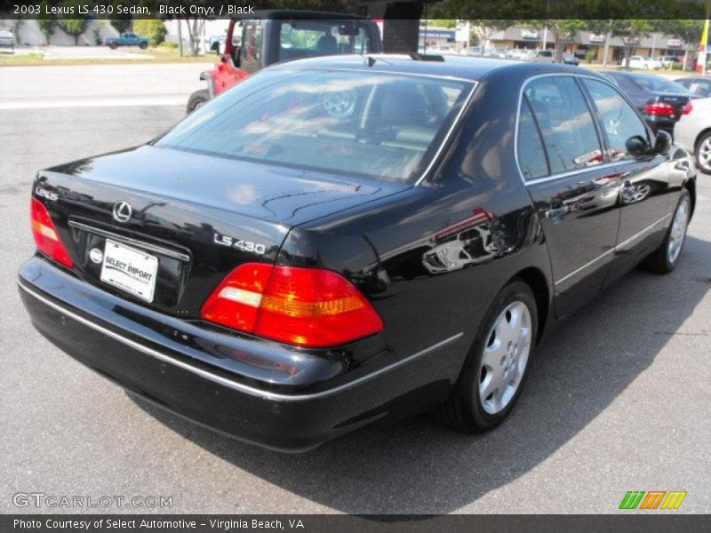 Black Onyx / Black 2003 Lexus LS 430 Sedan