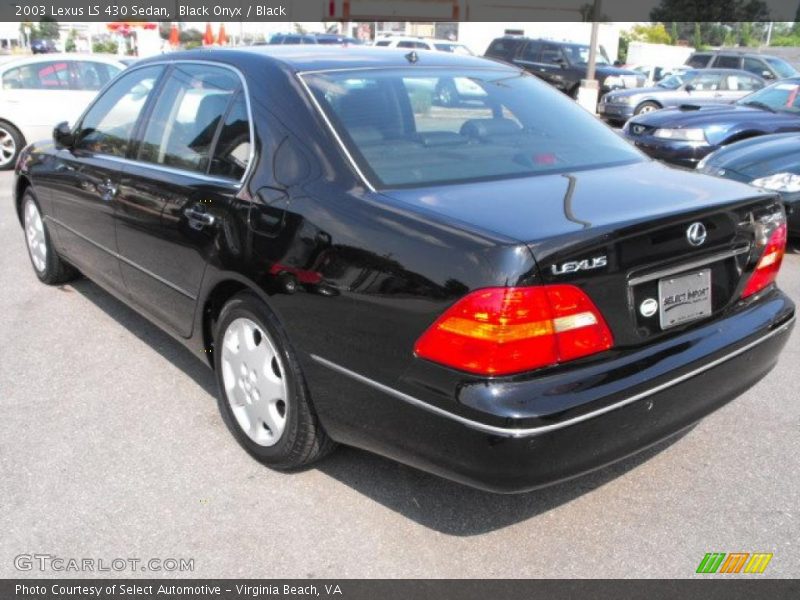 Black Onyx / Black 2003 Lexus LS 430 Sedan