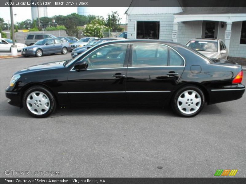 Black Onyx / Black 2003 Lexus LS 430 Sedan