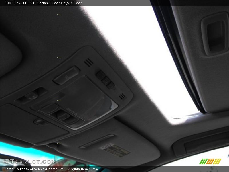 Black Onyx / Black 2003 Lexus LS 430 Sedan