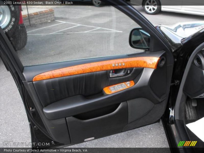 Black Onyx / Black 2003 Lexus LS 430 Sedan