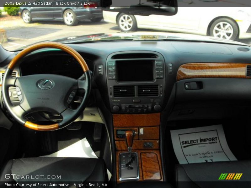 Black Onyx / Black 2003 Lexus LS 430 Sedan