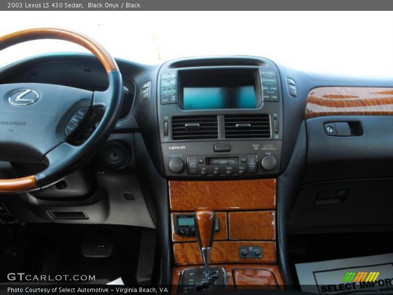 Black Onyx / Black 2003 Lexus LS 430 Sedan