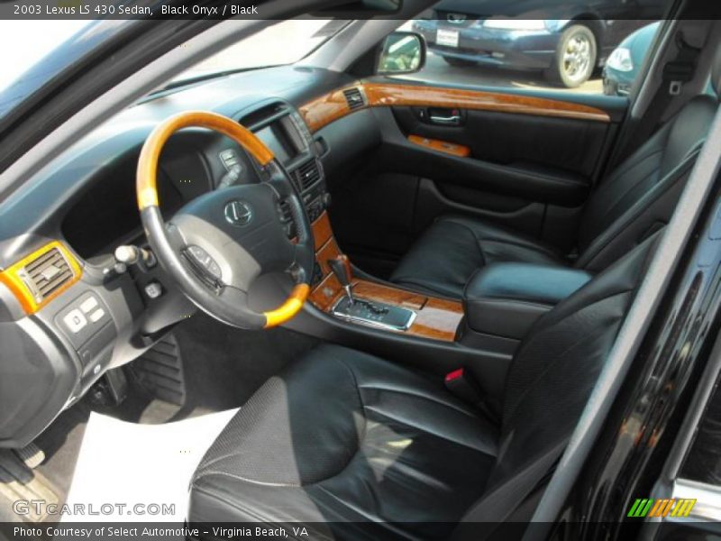 Black Onyx / Black 2003 Lexus LS 430 Sedan