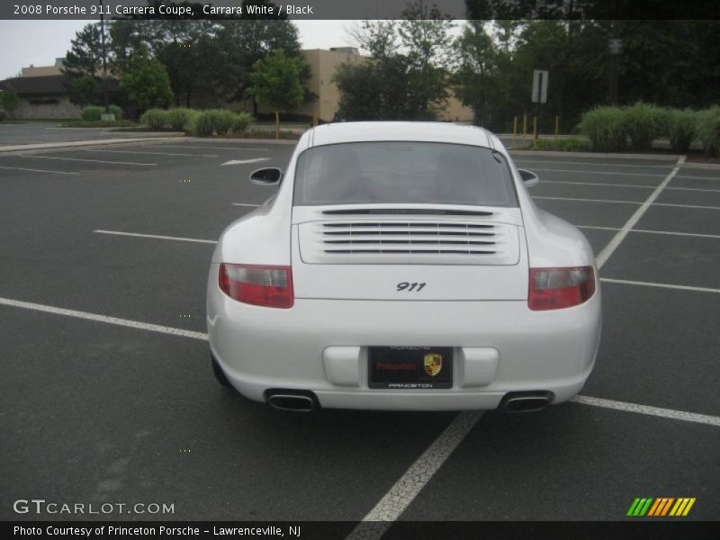 Carrara White / Black 2008 Porsche 911 Carrera Coupe