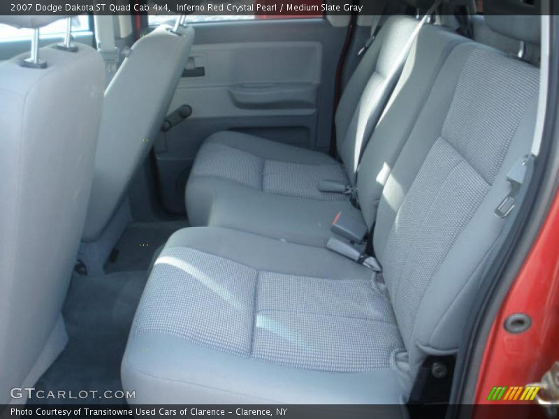 Inferno Red Crystal Pearl / Medium Slate Gray 2007 Dodge Dakota ST Quad Cab 4x4