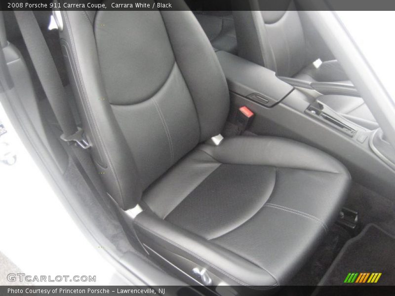 Carrara White / Black 2008 Porsche 911 Carrera Coupe