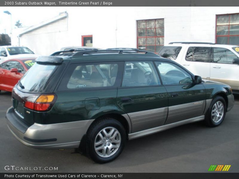 Timberline Green Pearl / Beige 2003 Subaru Outback Wagon