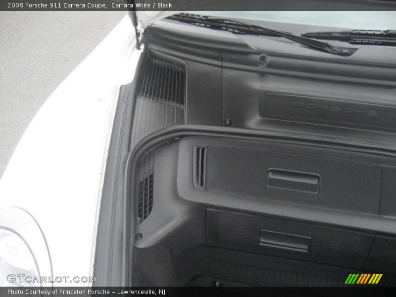 Carrara White / Black 2008 Porsche 911 Carrera Coupe