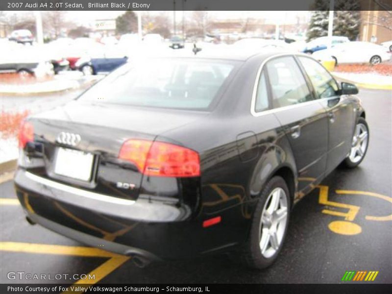 Brilliant Black / Ebony 2007 Audi A4 2.0T Sedan