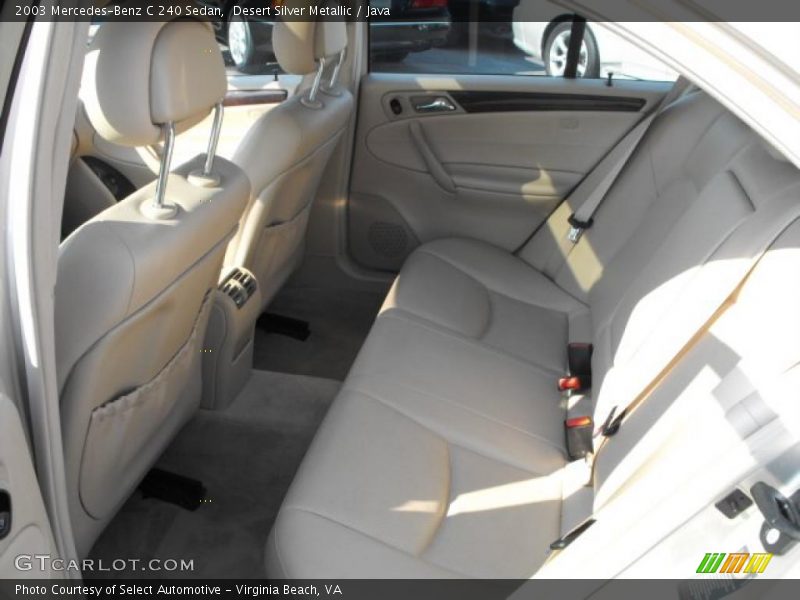 Desert Silver Metallic / Java 2003 Mercedes-Benz C 240 Sedan