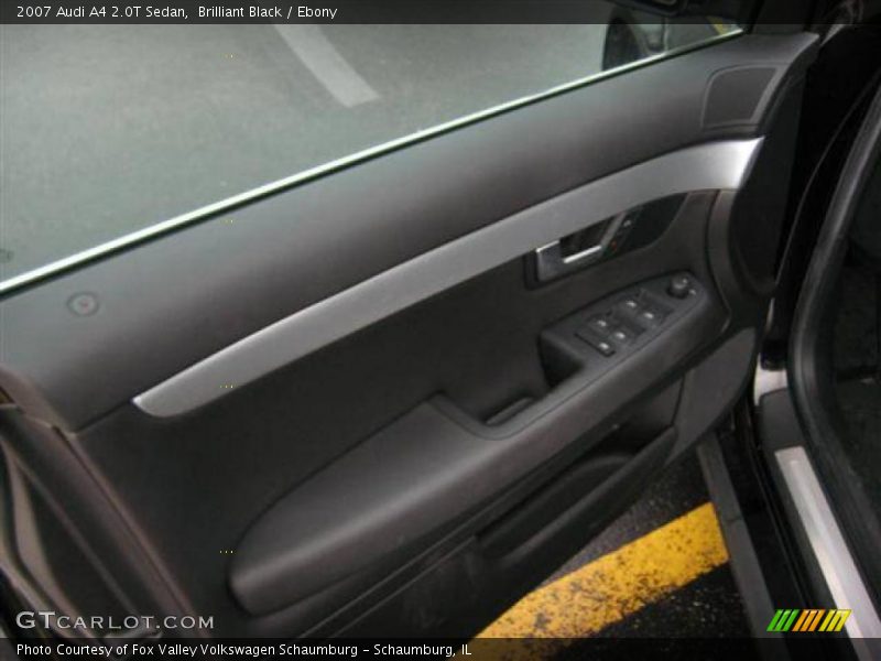 Brilliant Black / Ebony 2007 Audi A4 2.0T Sedan