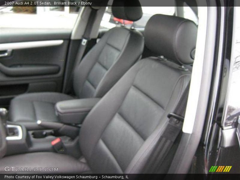 Brilliant Black / Ebony 2007 Audi A4 2.0T Sedan