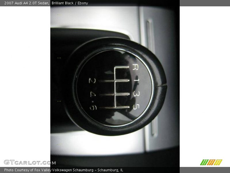 Brilliant Black / Ebony 2007 Audi A4 2.0T Sedan