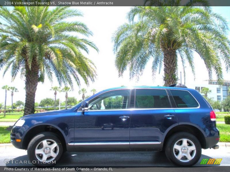 Shadow Blue Metallic / Anthracite 2004 Volkswagen Touareg V6