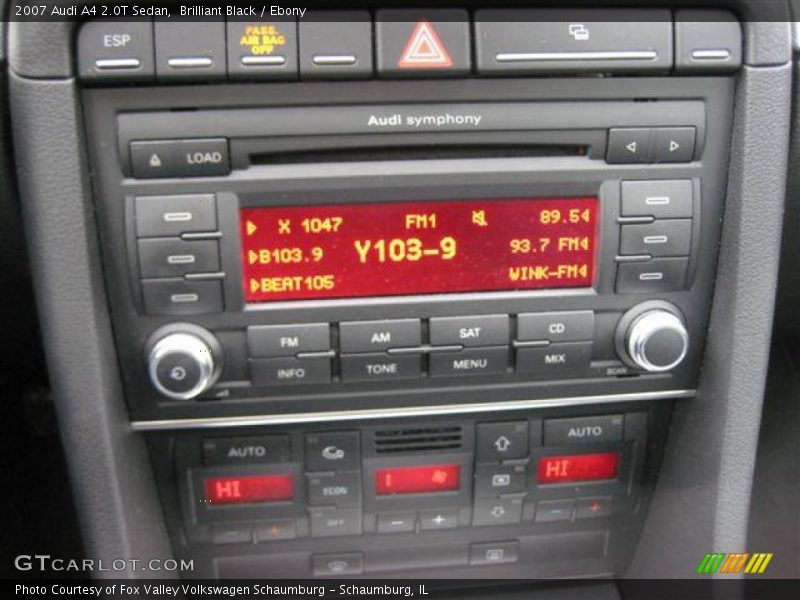 Brilliant Black / Ebony 2007 Audi A4 2.0T Sedan