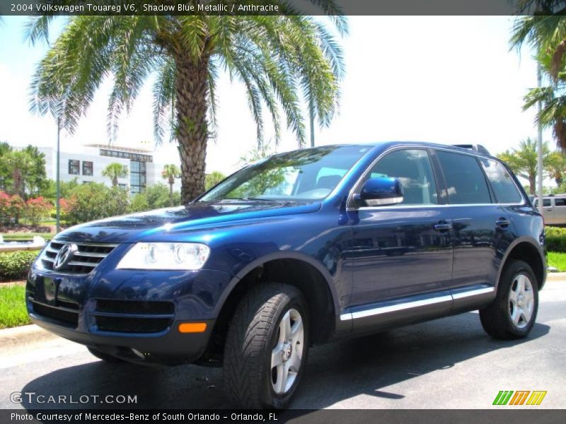 Shadow Blue Metallic / Anthracite 2004 Volkswagen Touareg V6