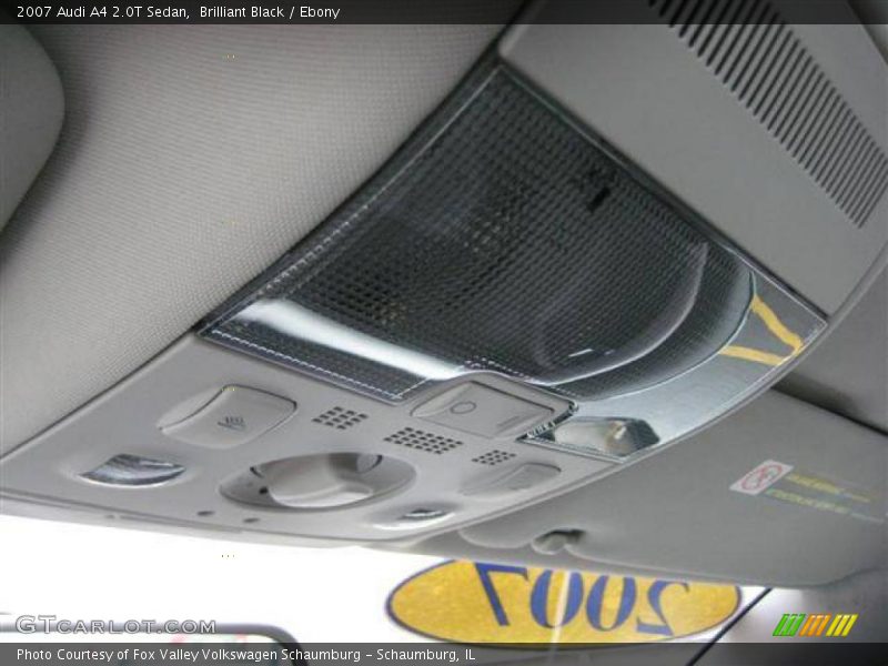 Brilliant Black / Ebony 2007 Audi A4 2.0T Sedan