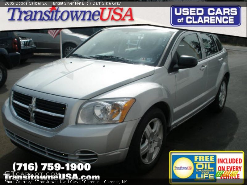 Bright Silver Metallic / Dark Slate Gray 2009 Dodge Caliber SXT