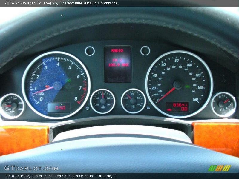 Shadow Blue Metallic / Anthracite 2004 Volkswagen Touareg V6