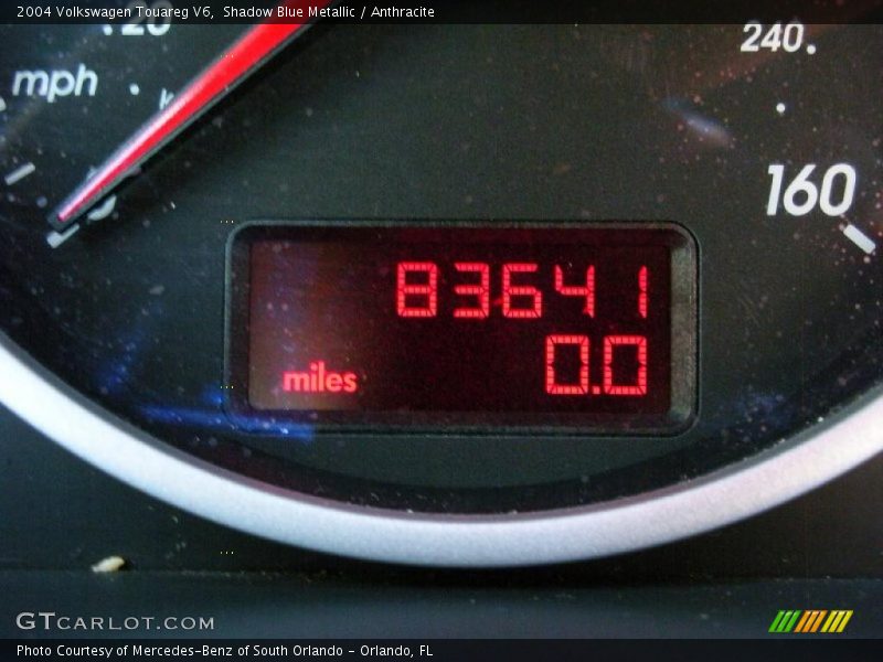 Shadow Blue Metallic / Anthracite 2004 Volkswagen Touareg V6