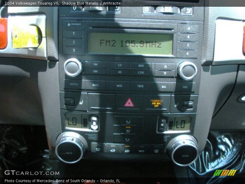 Shadow Blue Metallic / Anthracite 2004 Volkswagen Touareg V6