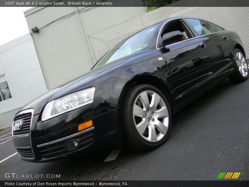 Brilliant Black / Amaretto 2007 Audi A6 4.2 quattro Sedan