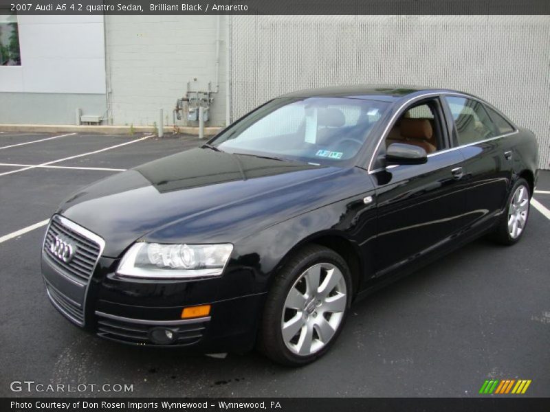 Brilliant Black / Amaretto 2007 Audi A6 4.2 quattro Sedan