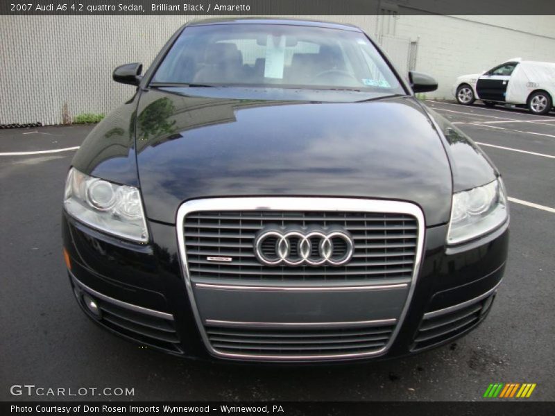 Brilliant Black / Amaretto 2007 Audi A6 4.2 quattro Sedan