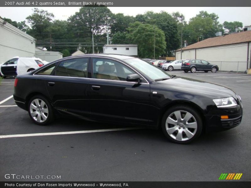 Brilliant Black / Amaretto 2007 Audi A6 4.2 quattro Sedan