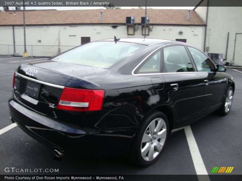 Brilliant Black / Amaretto 2007 Audi A6 4.2 quattro Sedan
