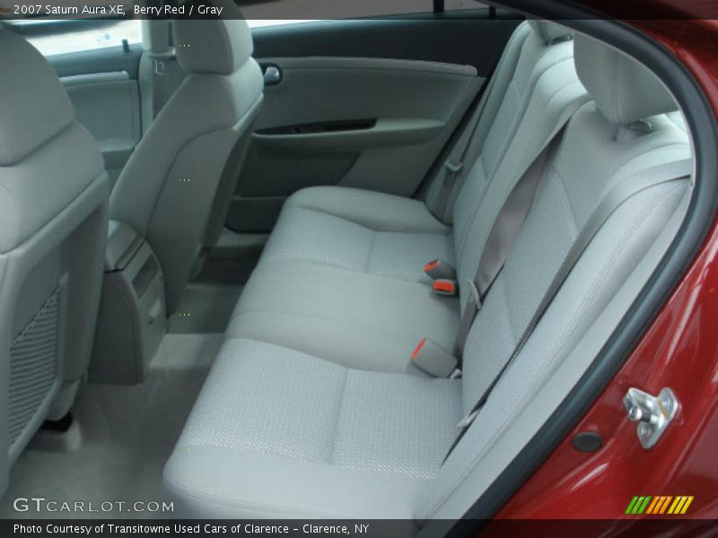 Berry Red / Gray 2007 Saturn Aura XE