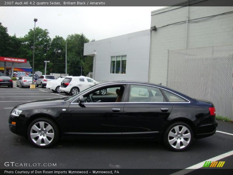 Brilliant Black / Amaretto 2007 Audi A6 4.2 quattro Sedan