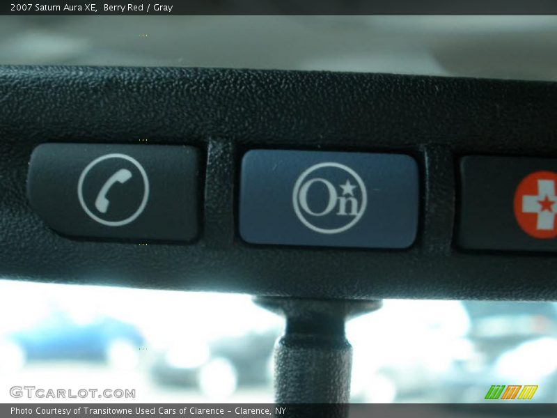 Berry Red / Gray 2007 Saturn Aura XE