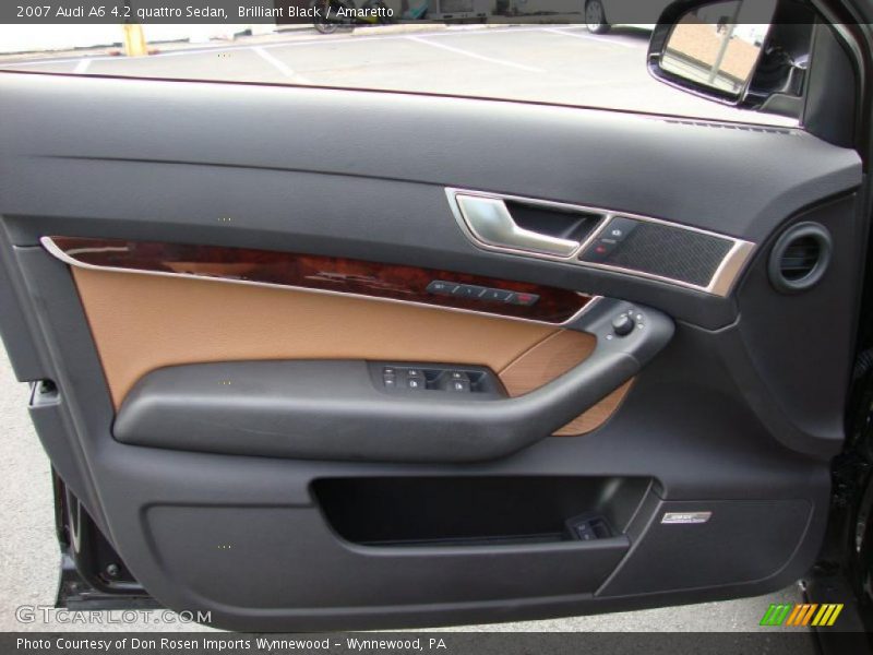 Brilliant Black / Amaretto 2007 Audi A6 4.2 quattro Sedan