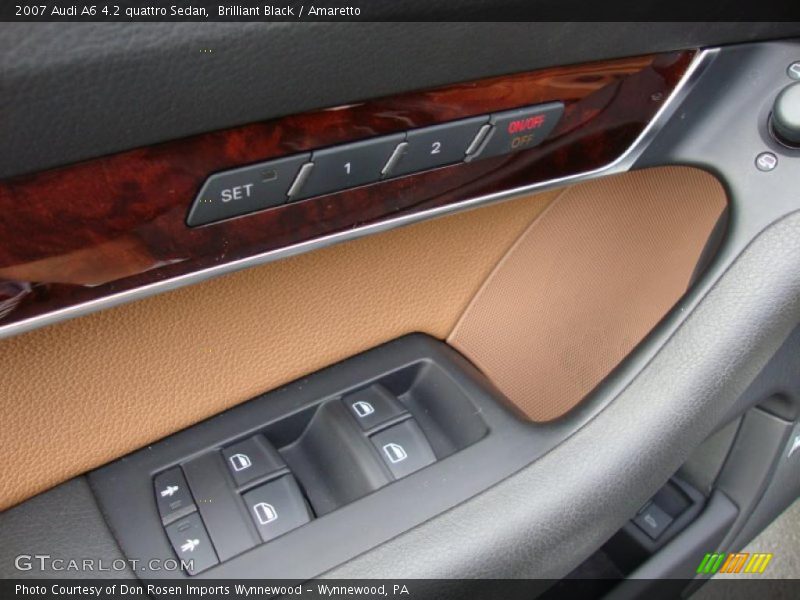 Brilliant Black / Amaretto 2007 Audi A6 4.2 quattro Sedan