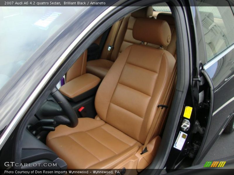 Brilliant Black / Amaretto 2007 Audi A6 4.2 quattro Sedan