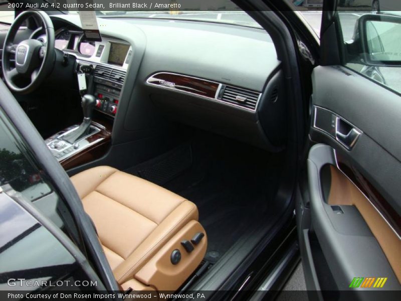 Brilliant Black / Amaretto 2007 Audi A6 4.2 quattro Sedan