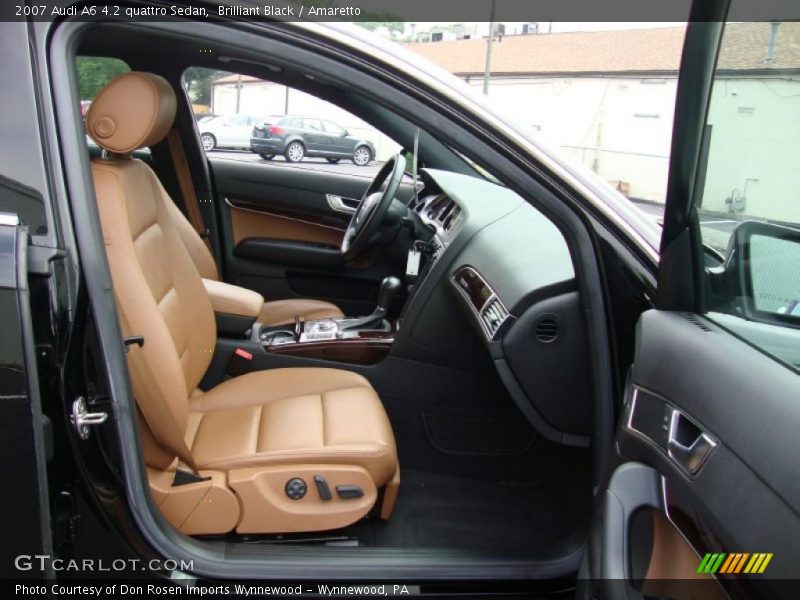 Brilliant Black / Amaretto 2007 Audi A6 4.2 quattro Sedan