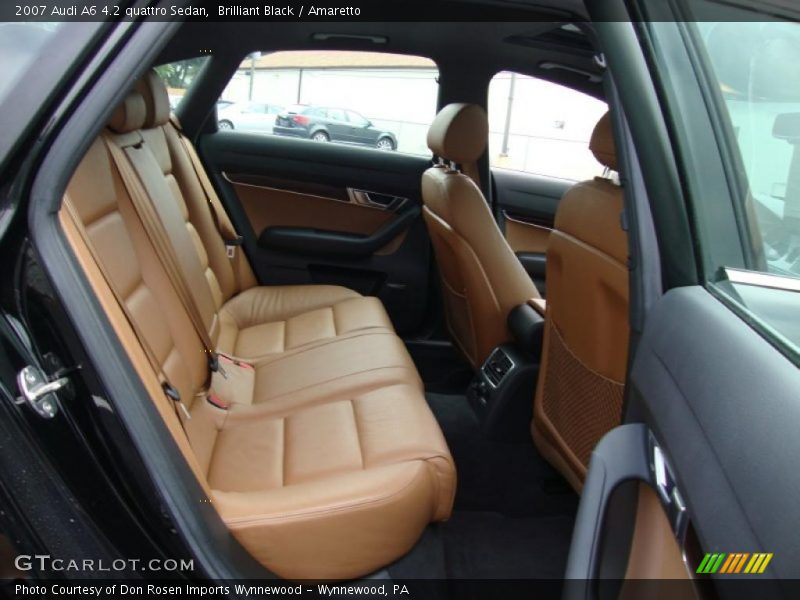 Brilliant Black / Amaretto 2007 Audi A6 4.2 quattro Sedan