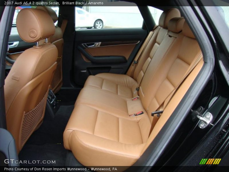 Brilliant Black / Amaretto 2007 Audi A6 4.2 quattro Sedan