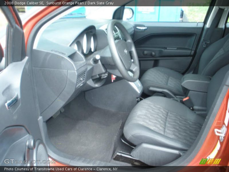 Sunburst Orange Pearl / Dark Slate Gray 2008 Dodge Caliber SE