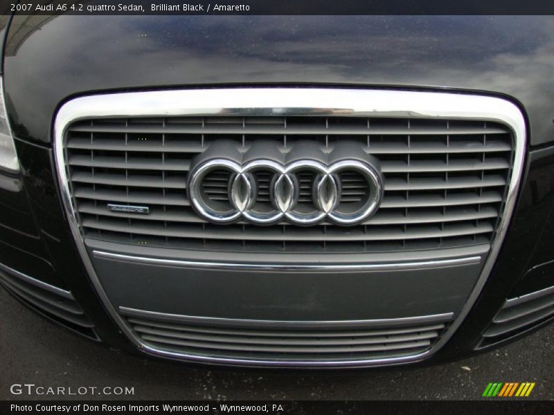 Brilliant Black / Amaretto 2007 Audi A6 4.2 quattro Sedan
