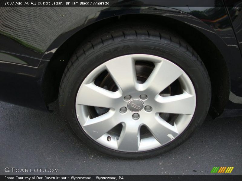 Brilliant Black / Amaretto 2007 Audi A6 4.2 quattro Sedan